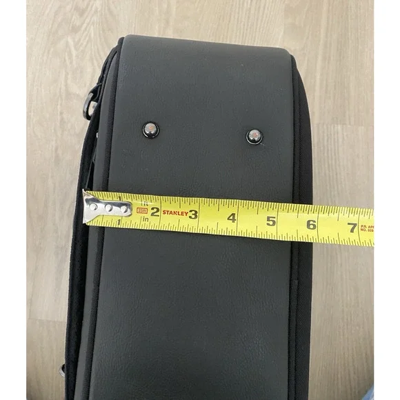 Nuna Verona Baby Diaper Bag Messenger Shoulder Strap Backpack Black Gray EUC - Picture 14 of 14